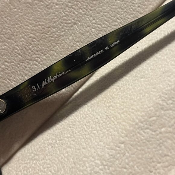 3.1 Phillip Lim MARGOT Green Tortoise Shell Sunglasses - Picture 3 of 9